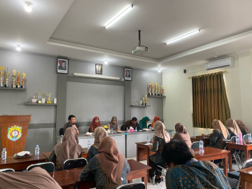 Kolaborasi Tim dari Dinas Kesehatan dalam melakukan kegiatan Monitoring dan evaluasi Pelaksanaan Integrasi Layanan Primer (ILP) dan Cek Kesehatan Gratis (CKG) di Puskesmas Pageruyung 
